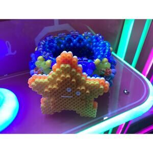 La Luna Kandi Pony Bead Cuff Bracelet
